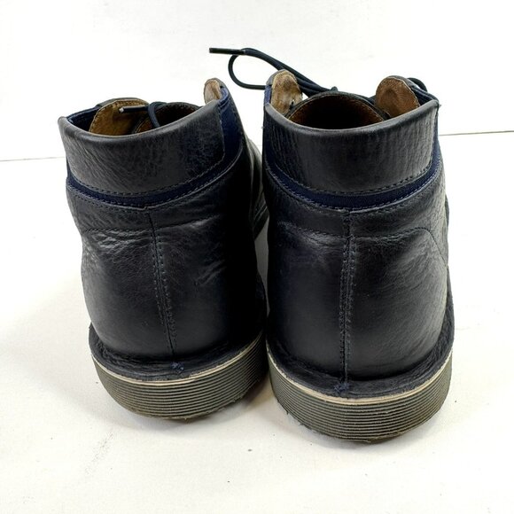 Camper Shoes Mens Size 46 US 13 Chukka Desert Boots Navy Blue Leather - Picture 5 of 10